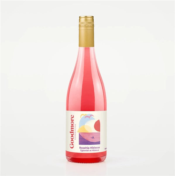 Goodmore Kombucha Rosehip Hibiscus, 750Ml