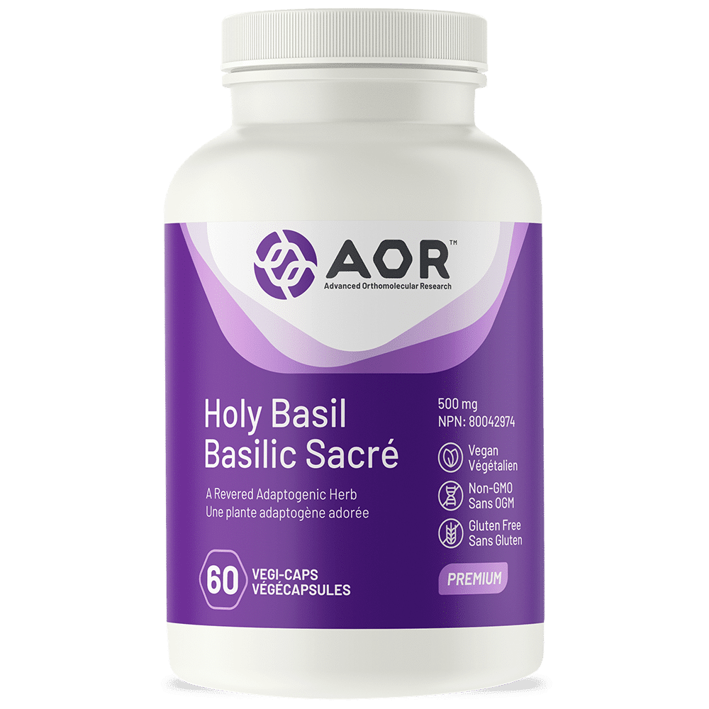 AOR Holy Basil; 60 Vegi-Caps