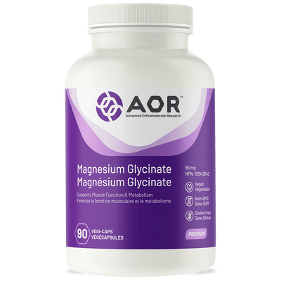 AOR Magnesium Glycinate, 90Mg, 90 Vcaps