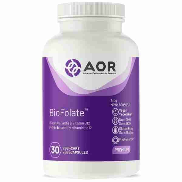 AOR - Biofolate, 30 Veggie Caps