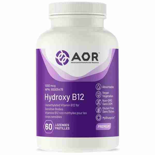 AOR Hydroxy B12 60 Lozenges