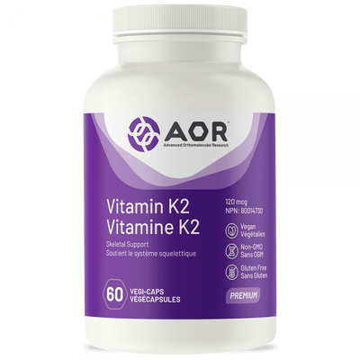 AOR Vitamin K2, 60 Veggie Caps