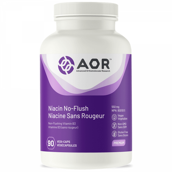 AOR Niacin No-Flush, 90 Veggie Caps