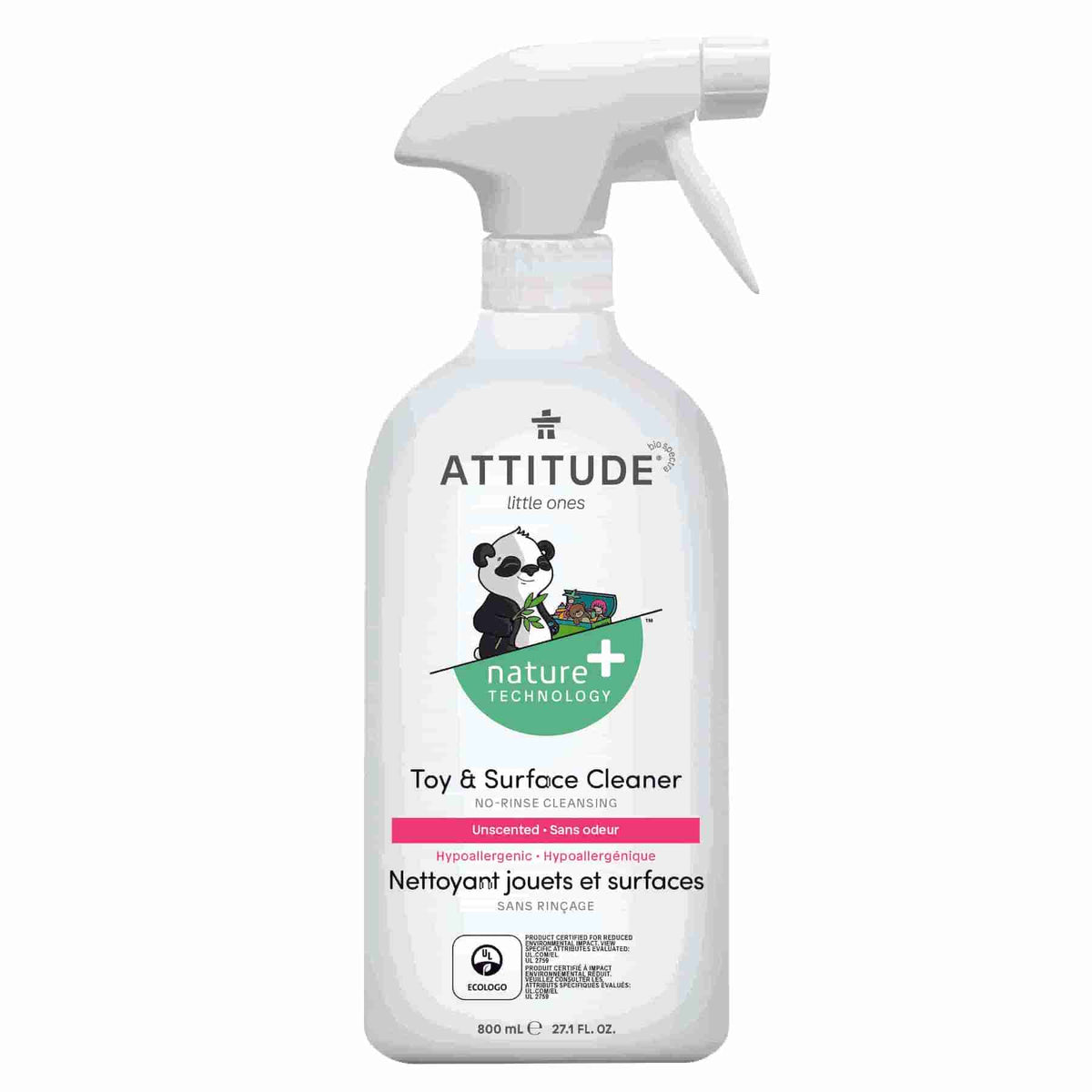 Attitude Living - Toy & Surface Cleaner Unscented, 800Ml
