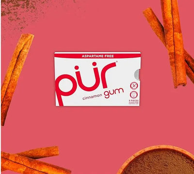 PUR Gum Cinnamon, 9 Pieces