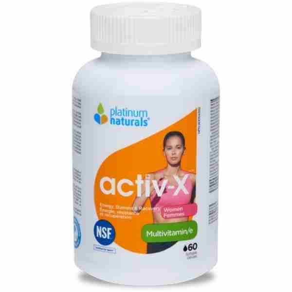 Platinum Naturals Activ-X for Women, 60 Softgels