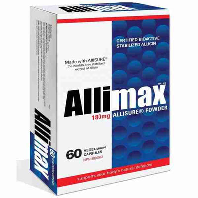 Allimax-180Mg - 100% Stabilized Allicin 60Vcap