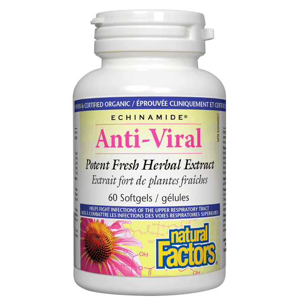 Natural Factors Echinamide Anti-Viral Extract, 60 Softgels