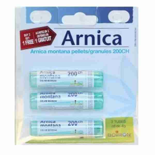 Boiron Arnica Montana Pellets 200Ch Blister Pack 3 Tubes