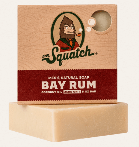 Dr. Squatch Bay Rum Bar Soap, 141 g