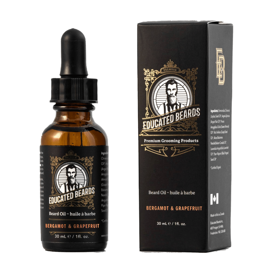 Educated Beards Bergamot Grapefruit Beard Oil, 30 mL