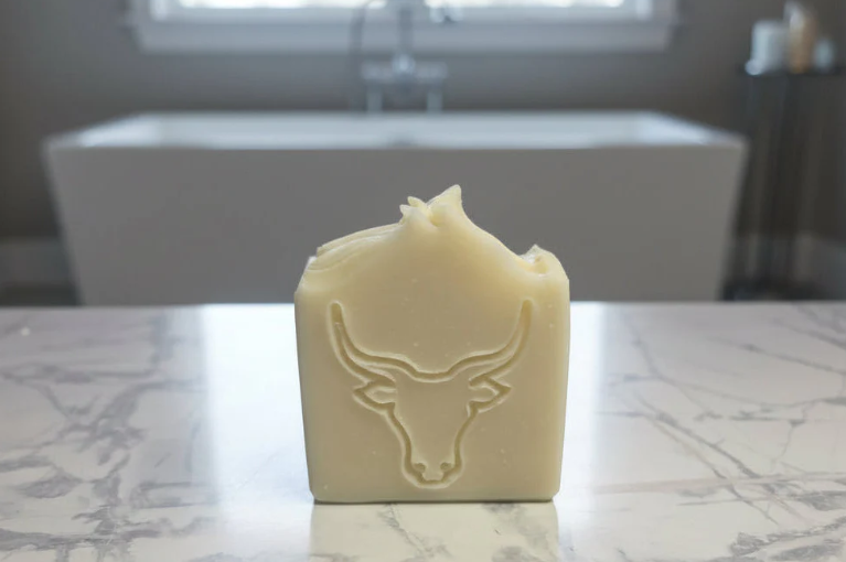 Flock & Tallow Co. Tallow Soap Block - Unscented, 4Oz