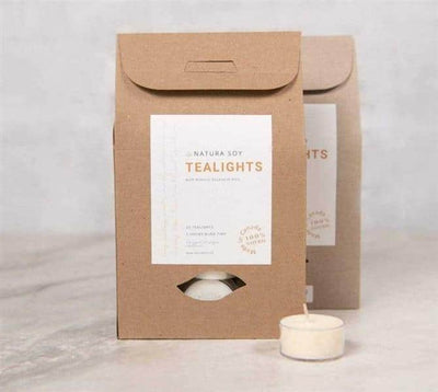 Natura Soy - Tea Lights 25 Unscented Box