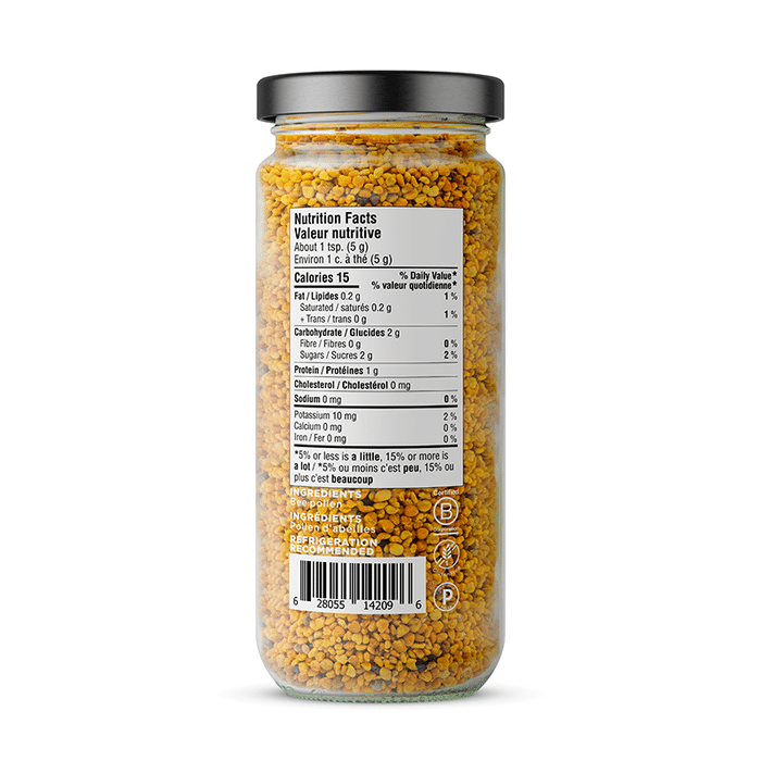 Beekeeper's Naturals - Bee Pollen 100% Raw, 150G