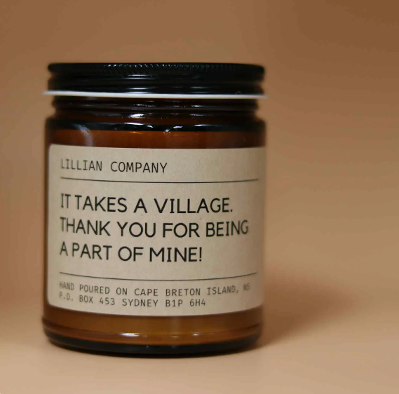 Lillian Co It Takes a Village Candle (Chocolate Chip Cookies), 9 oz