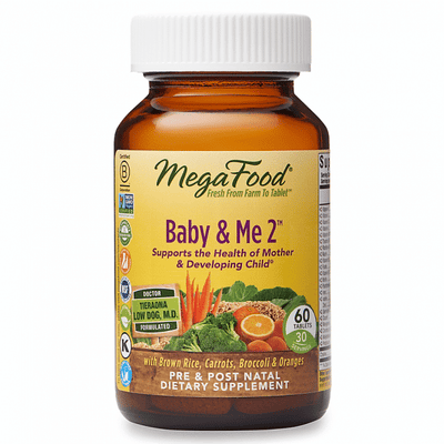 Mega Food Baby & Me 2 60 Tablets
