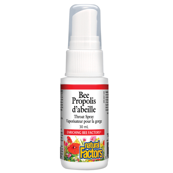 Natural Factors Bee Propolis 30Ml Throat Spray