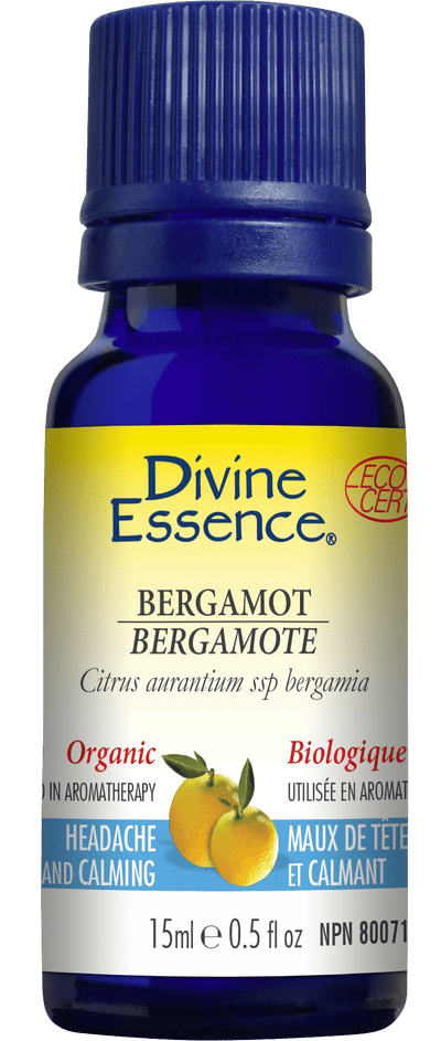 Divine Essence Organic Bergamot Essential Oil - 15Ml