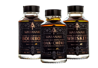 Wabanaki Barrel Aged Maple Syrup, Three Pack