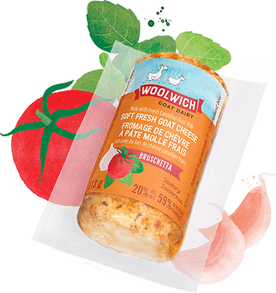 Woolwich, Bruschetta Soft Goat Cheese, 113G