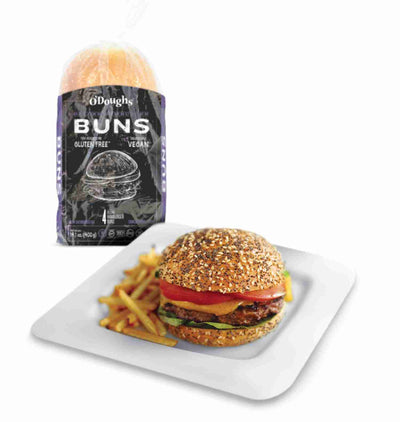 O'doughs, Deluxe Hamburger Buns, 4 Pack, 400G