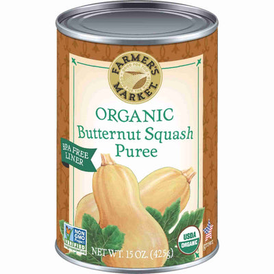 Farmers Market Foods - Organic Butternut Squash Puree, 398Ml
