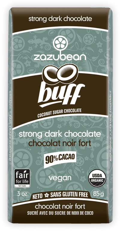 Zazubean - Buff: Strong Dark Chocolate , 85G
