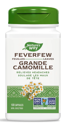Nature's Way Feverfew 100 Capsules