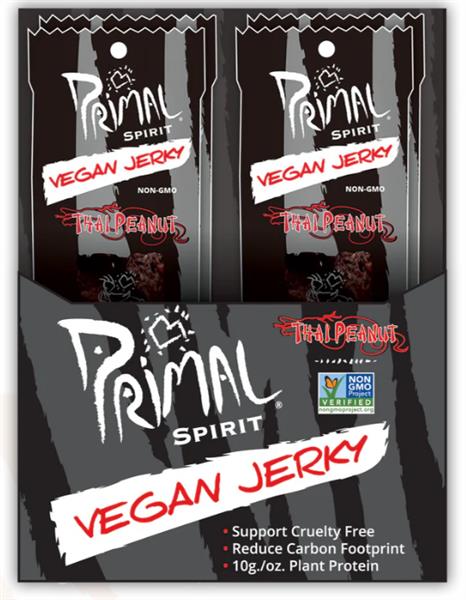 Primal Spirit - Thai Peanut Vegan Jerky, 28G