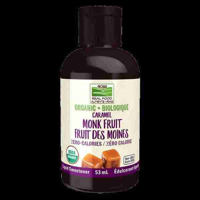 NOW Org Monk Fruit Liq Caramel 53Ml