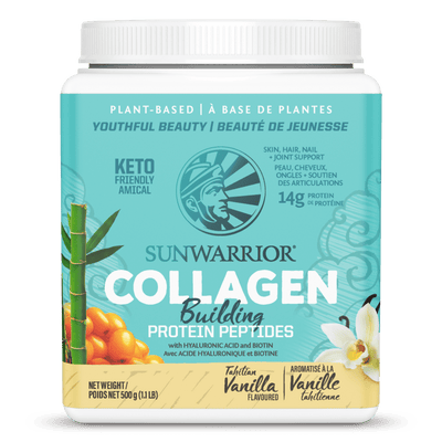 Sunwarrior Collagen Building Protein Peptides: Tahition Vanilla 500G