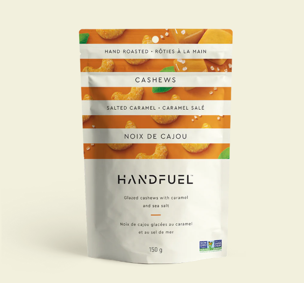 Handfuel Salted Caramel Cashews, 150G