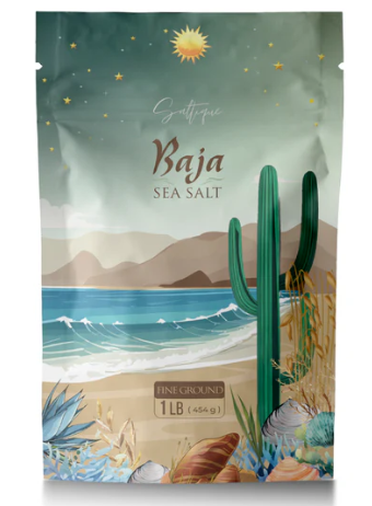 Saltique Baja Sea Salt, Fine Ground, 454 g