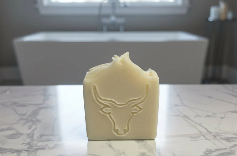 Flock & Tallow Co. Tallow Soap Block - Peppermint, 4Oz