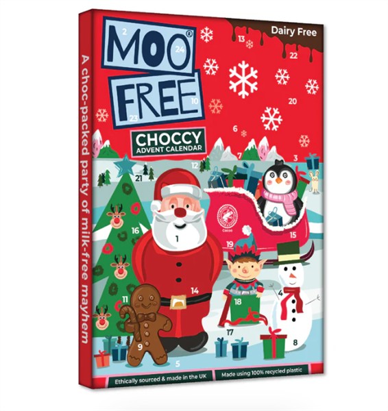 Moo Free - CHRISTMAS Organic Dairy Free & Vegan Advent Calendar