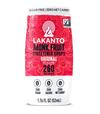 Lakanto Monk Fruit Sweetener Drops Original, 52Ml