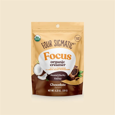 Four Sigmatic Focus Organic Chocolate Creamer With L-Theanine & Lion's Mane, 120G