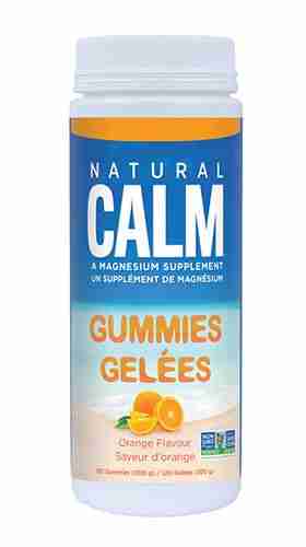 Natural Calm Magnesium Gummies Orange, 120 Gummies (300 g)