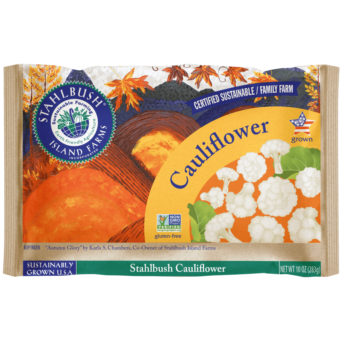 Stahlbush Island Farms Frozen Cauliflower Florets, 350 g
