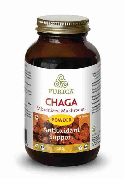 Purica Chaga Micronized Mushrooms 100G Powder