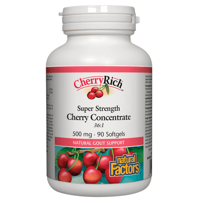 Natural Factors Cherryrich® 500Mg 90 Softgels