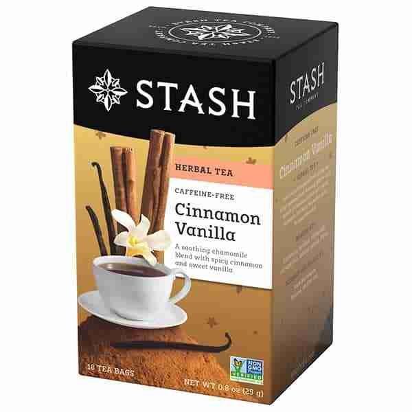 Stash - Cinnamon Vanilla Herbal Tea, 18 Tea Bags