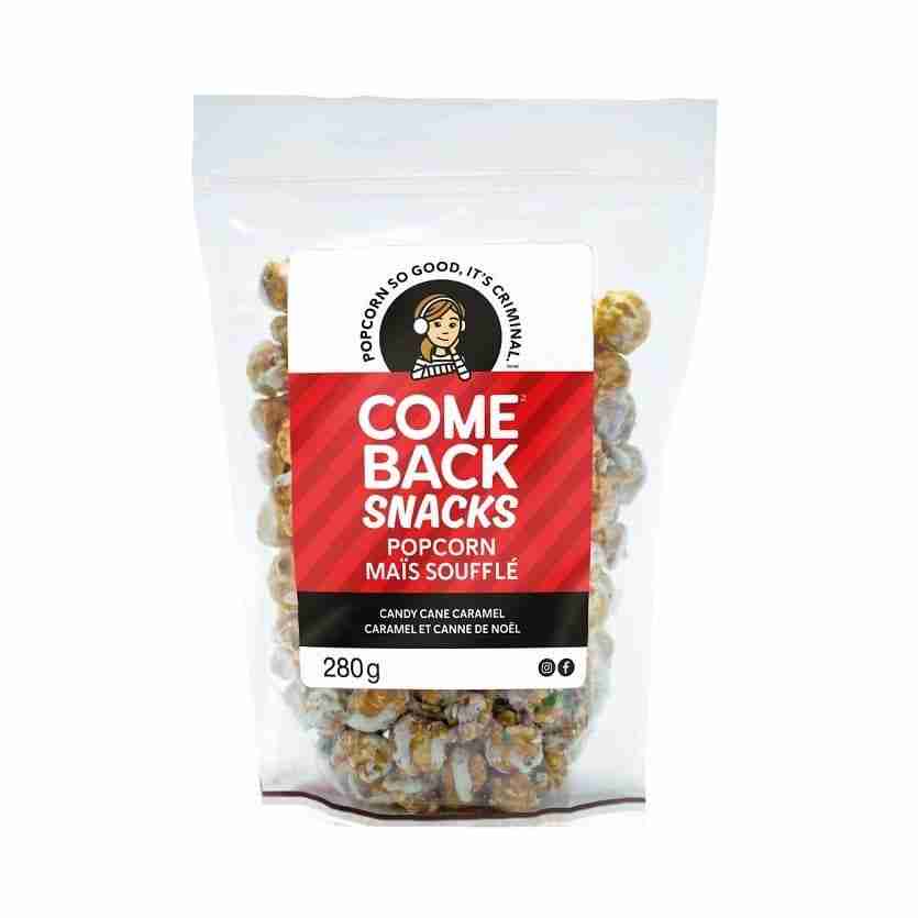Comeback Snacks Inc. Popcorn - Candy Cane Caramel