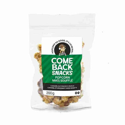 Comeback Snacks Inc. Popcorn - Caramel Nutcracker Crunch