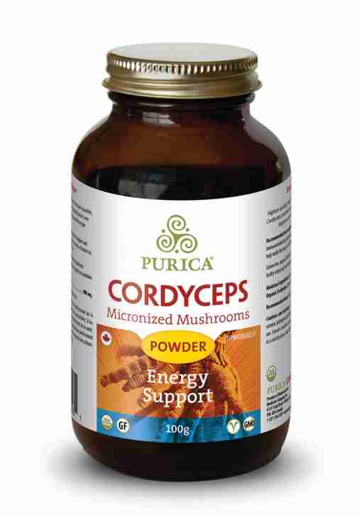Purica Cordyceps Micronized Mushrooms 100G Powder