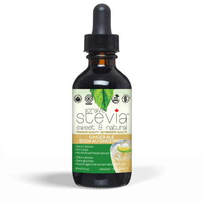 Crave Stevia - Ginger Ale Liquid Drops, 30Ml