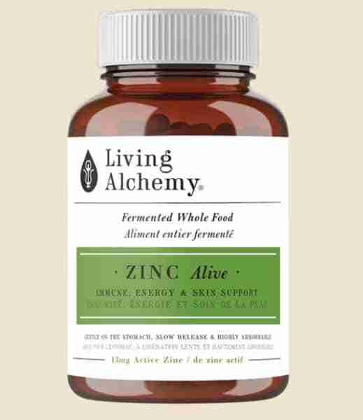 Living Alchemy Zinc Alive, 60 Capsules