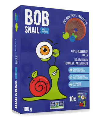 Bob Snail Apple-Blueberry Rolls, 100 g