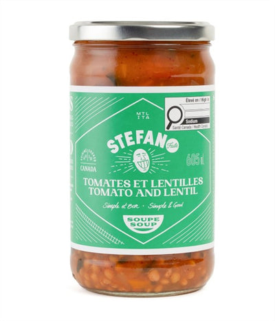 Stefano Faita Tomato & Lentil Soup, 605Ml