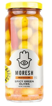 Moresh Spicy Green Olives, 340G